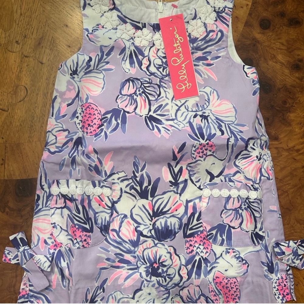 Lilly Pulitzer Lavender Floral Dress